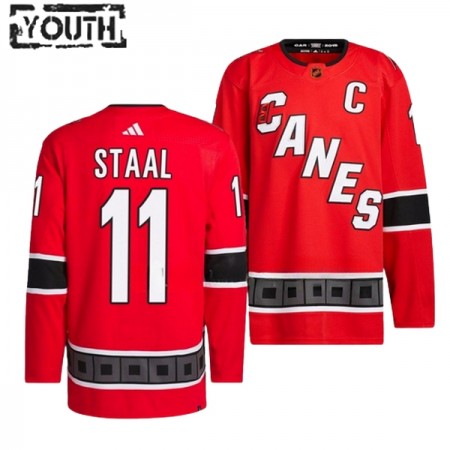 Carolina Hurricanes Trikot Staal 11 Adidas Jordan 2022-23 Rot Reverse Retro 2.0 Authentic - Kinder